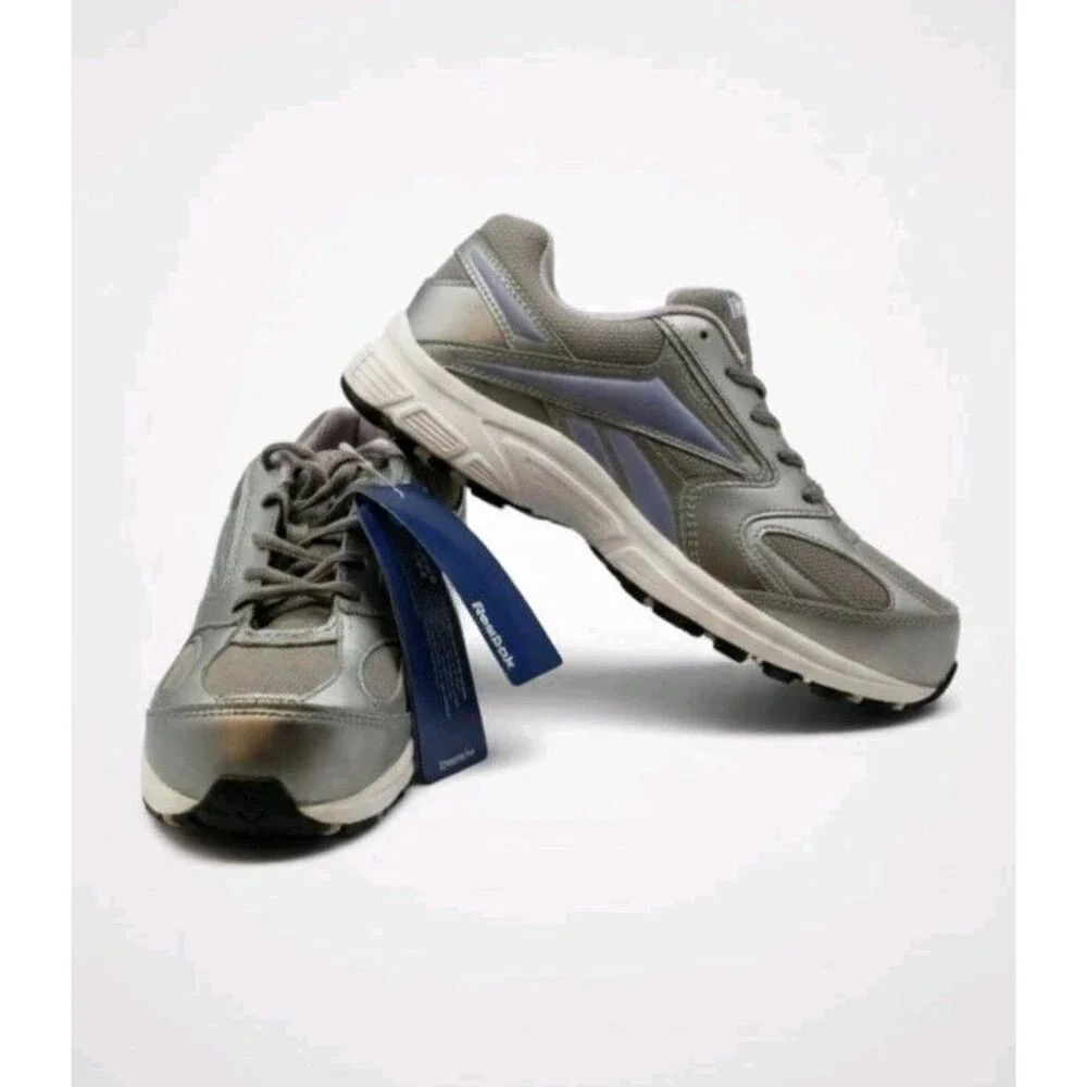 Reebok  Gray Composite Toe Slip Resistant Work Shoes SZ 7.5 F2413-11 F I/75 C/75